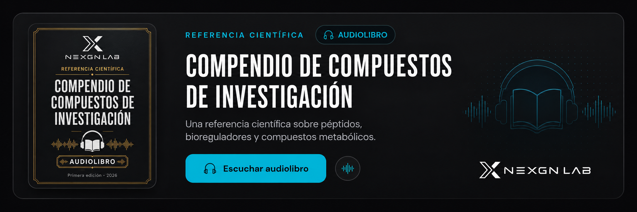 Compendio de Compuestos de Investigación — Audiolibro NexGN Lab
